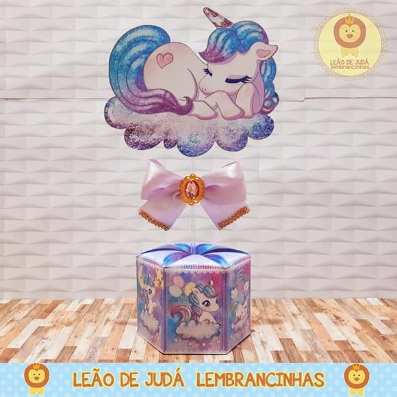 Centro De Mesa Tema Unicórnio
