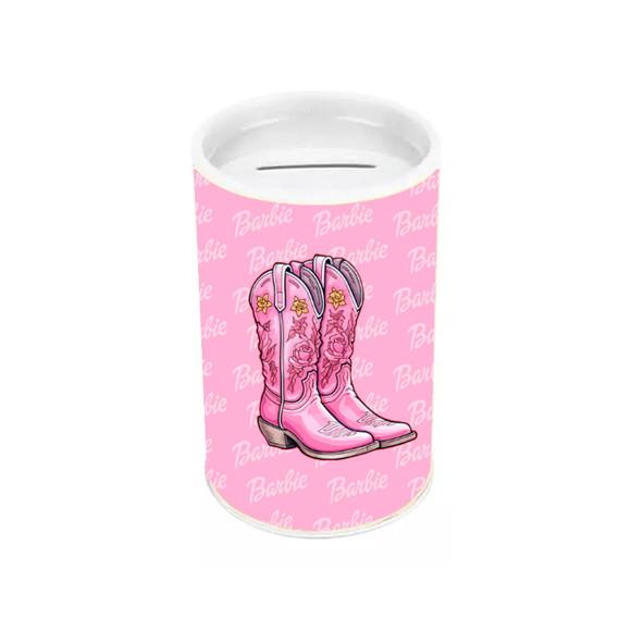 Cofrinho Lembrancinha para Festa Tema Barbie Cowboy