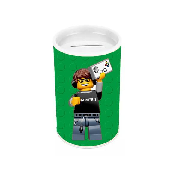Cofrinho Lembrancinha para Festa Tema Lego
