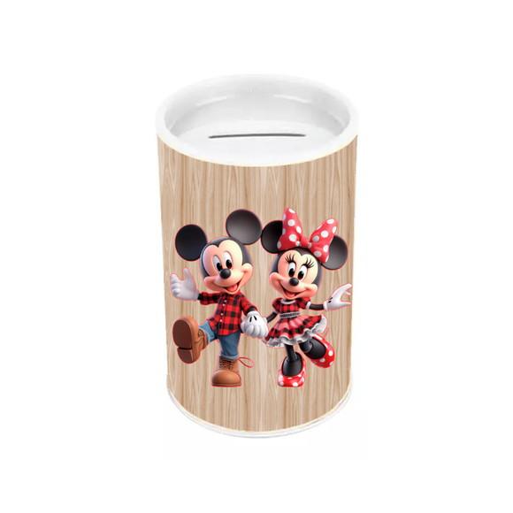 Cofrinho Lembrancinha para Festa Tema Mickey Fazendeiro