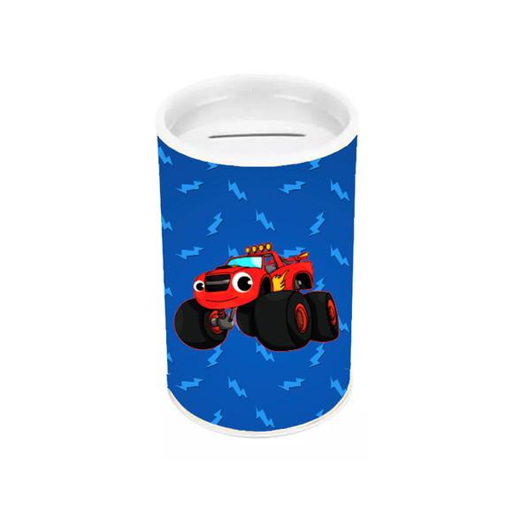 Cofrinho Tema Blaze And Monster Machines
