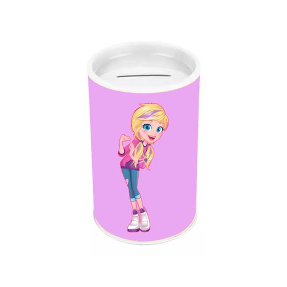 Cofrinho Tema Polly Pocket