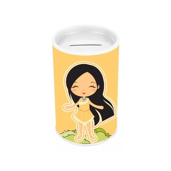 Cofrinho Tema Pocahontas