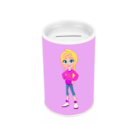 Cofrinho Tema Polly Pocket
