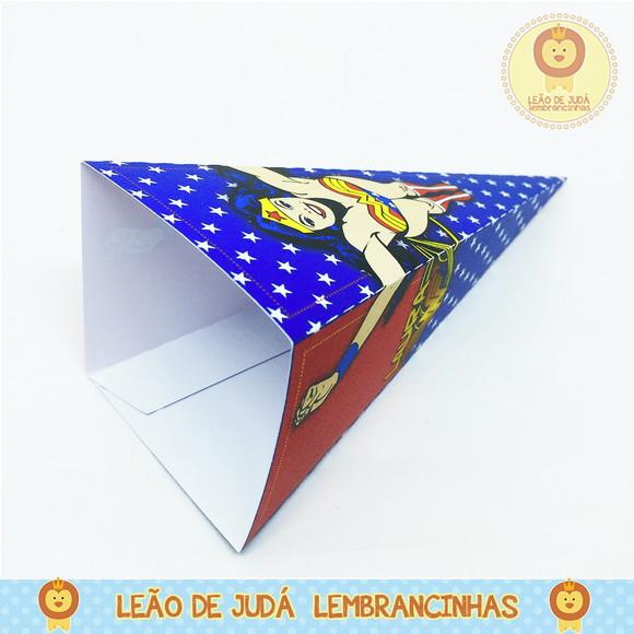 Cone Tema Mulher Maravilha