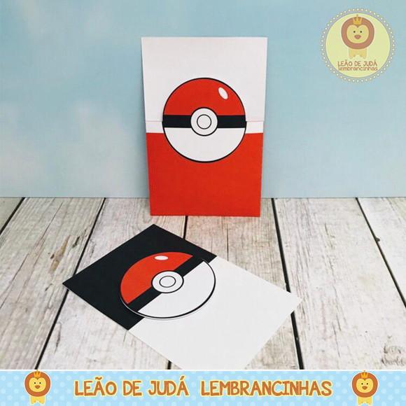Convite 3 Pokemon