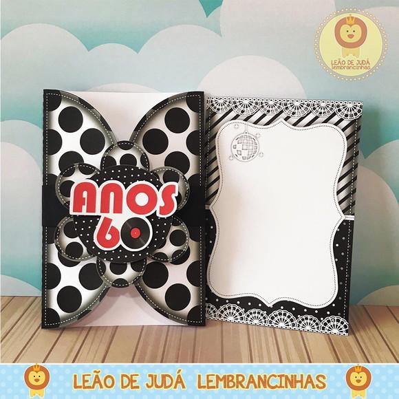 Convite anos 60