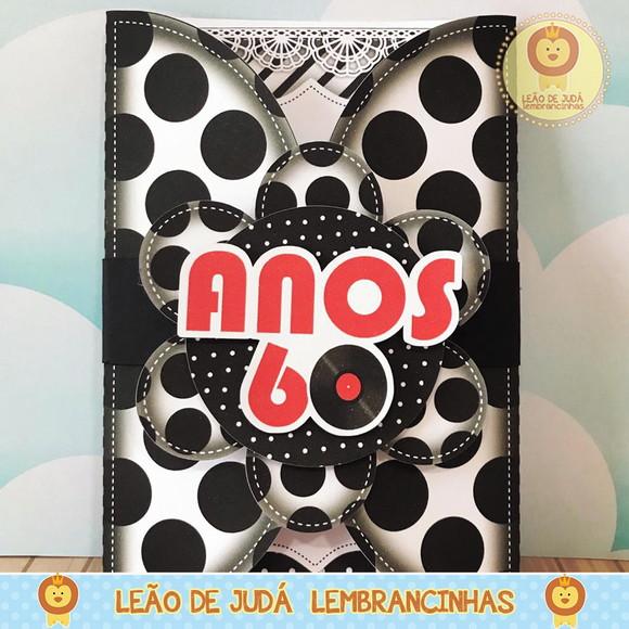 Convite anos 60