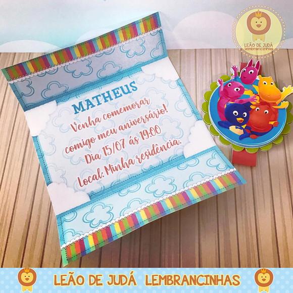 Convite backyardigans