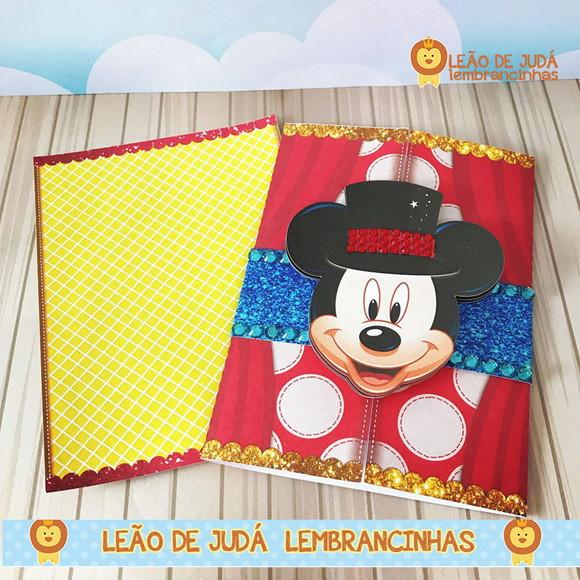 CONVITE CIRCO DO MICKEY