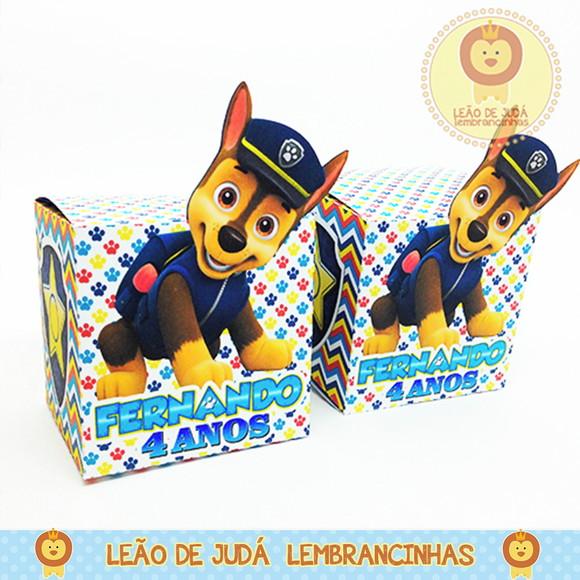 CONVITE CUBO tema Patrulha Canina