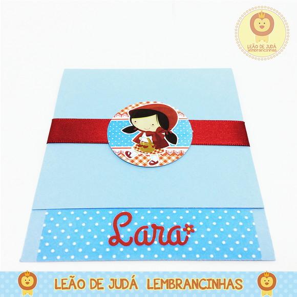 Convite Esmeralda tema Chapeuzinho Vermelho