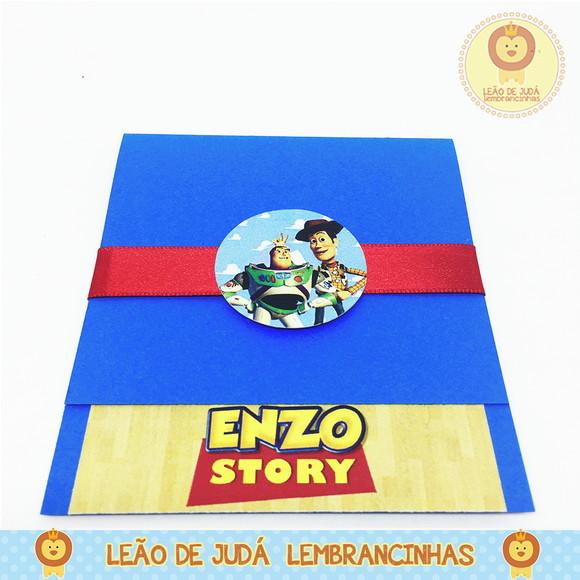 Convite Esmeralda Tema Toy Story