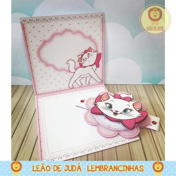 Convite gatinha marie