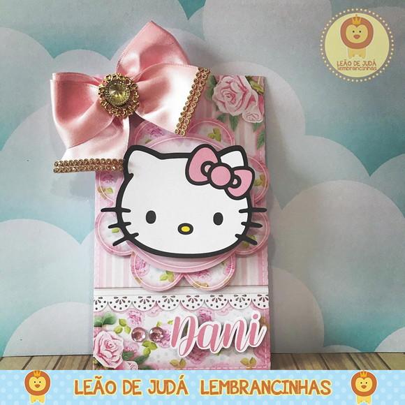 Convite hello kitty