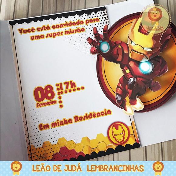 Convite homem de ferro
