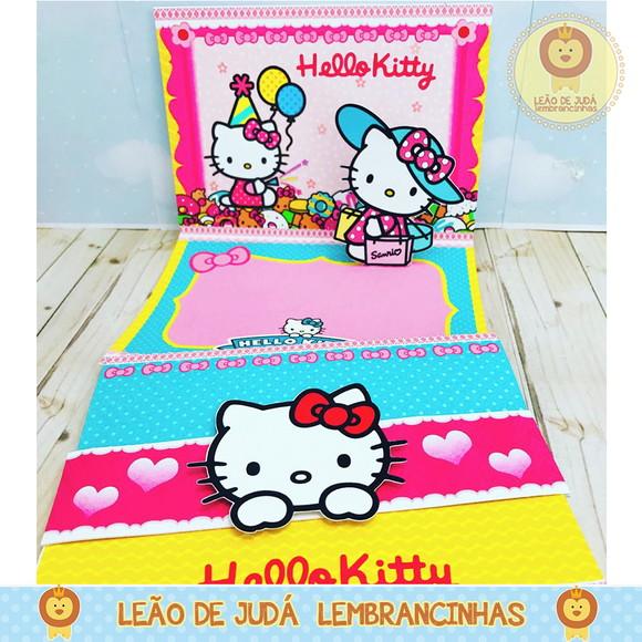 Convite hello kitty
