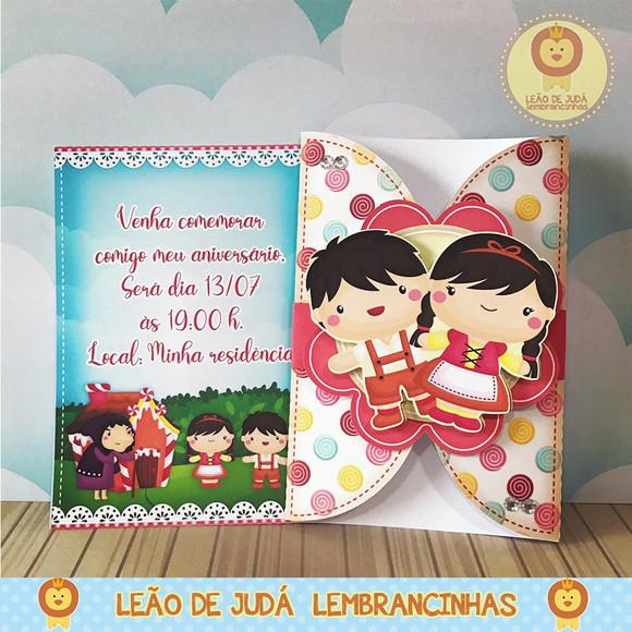 Convite joão e maria