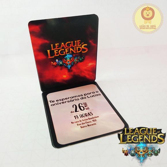 Convite lol league of legends