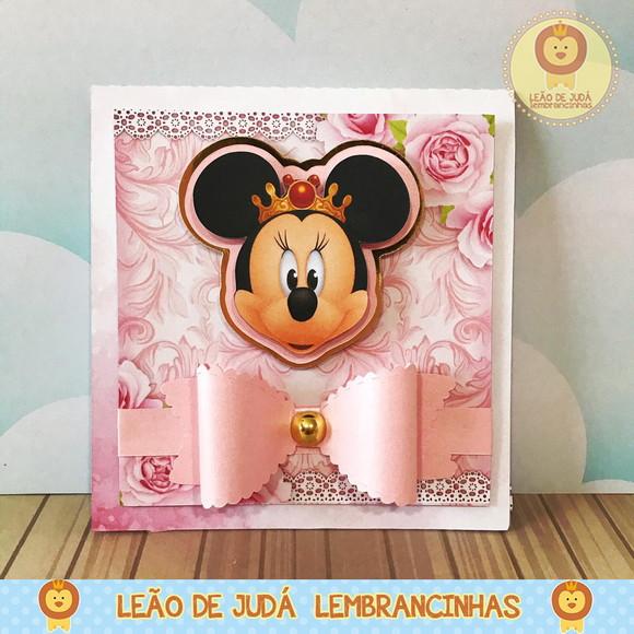 Convite minnie realeza