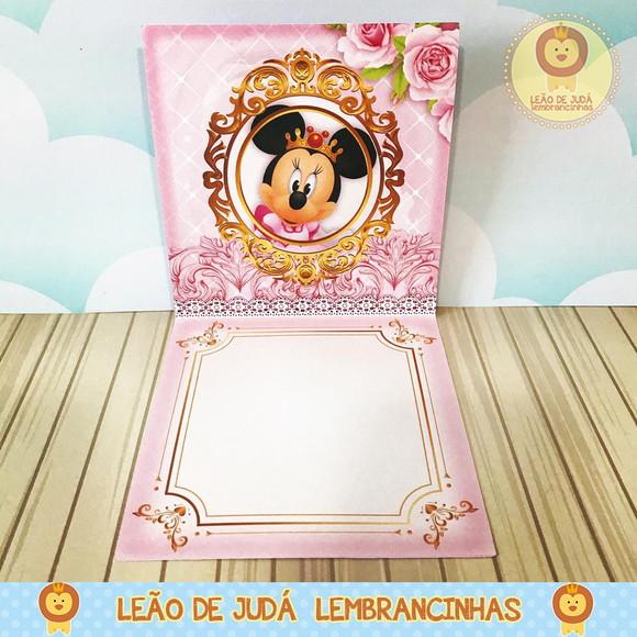 Convite minnie realeza