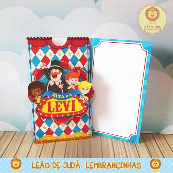 Convite Mundo Bita circo