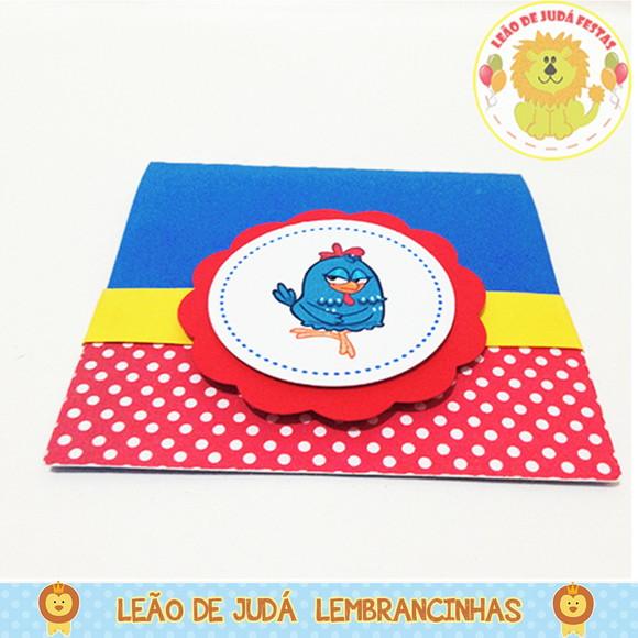 Convite Pop Up tema Galinha Pintadinha