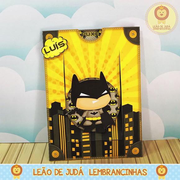 Convite Retrátil tema Batman
