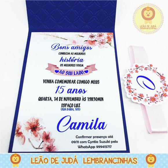 Convite Rubi tema 15 anos