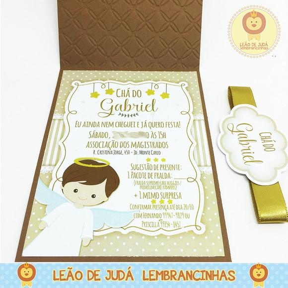 Convite Rubi tema Batizado