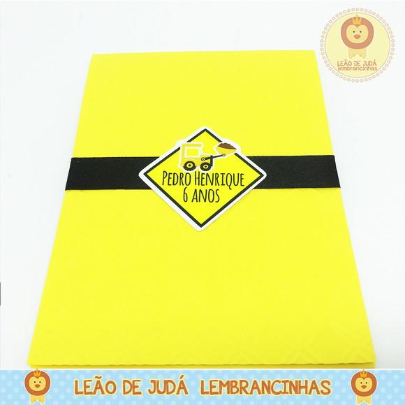 Convite Rubi Tema Construção
