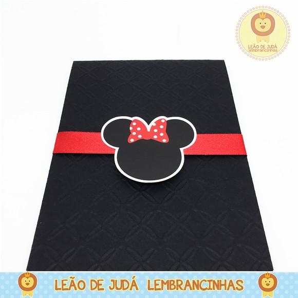 Convite Rubi tema minnie