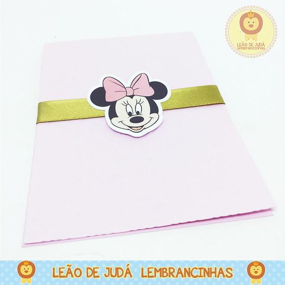 Convite Rubi tema Minnie