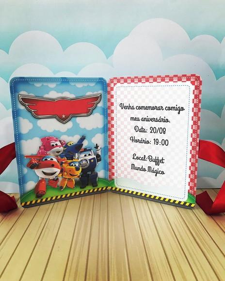 Convite Super Wings