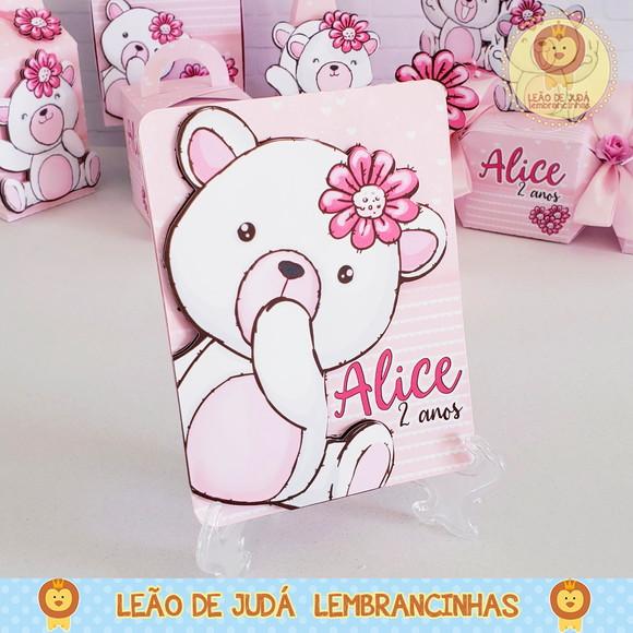 Convite ursa rosa
