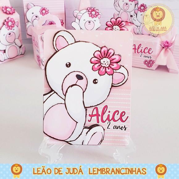 Convite ursa rosa