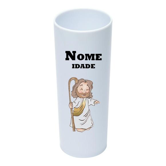 Copo Long Drink 350ml Personalizado Batizado