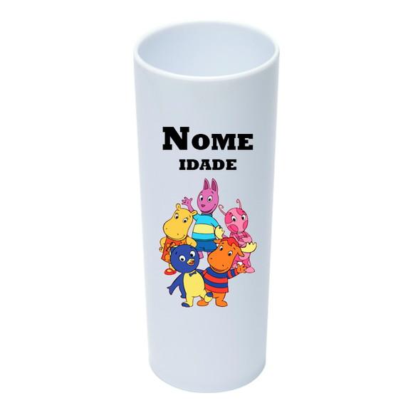 Copo Long Drink 350ml Personalizado Backyardigans