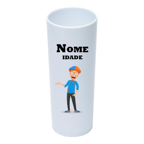 Copo Long Drink 350ml Personalizado Blippi