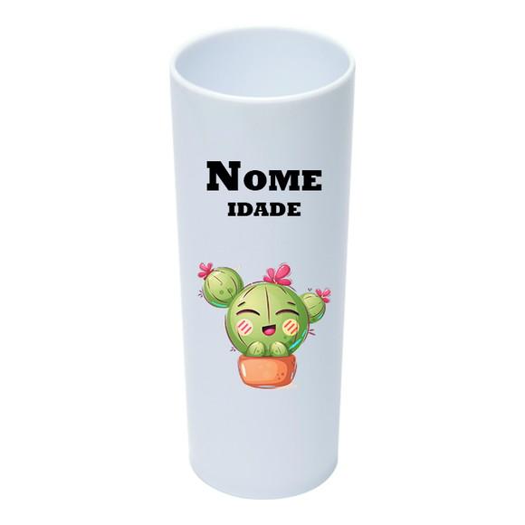 Copo Long Drink 350ml Personalizado Cactos