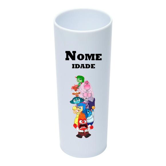 Copo Long Drink 350ml Personalizado Divertida Mente