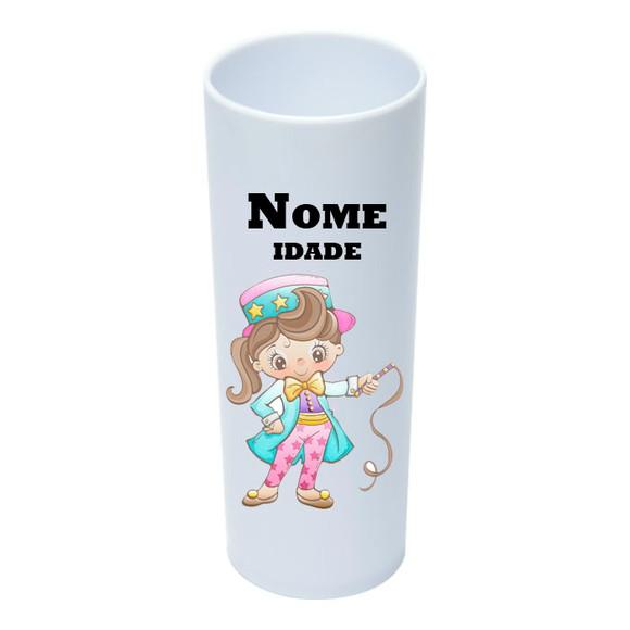 Copo Long Drink 350ml Personalizado Circo Candy