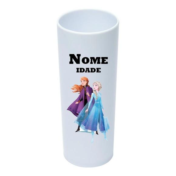 Copo Long Drink 350ml Personalizado Frozen