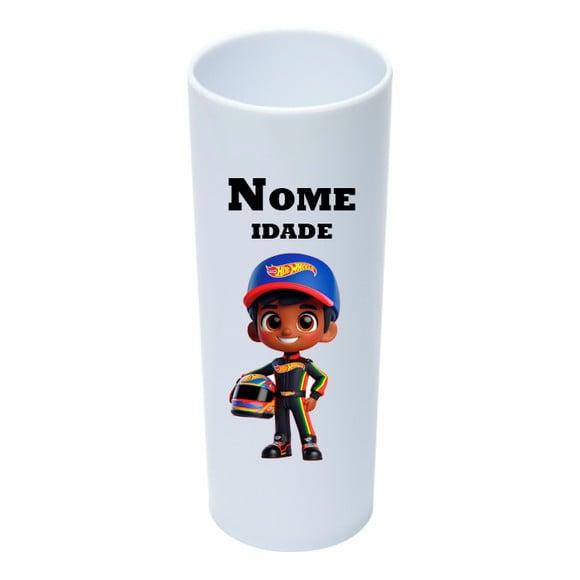 Copo Long Drink 350ml Personalizado Hot Wheels