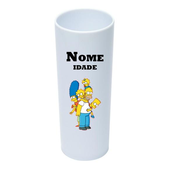 Copo Long Drink 350ml Personalizado os Simpsons