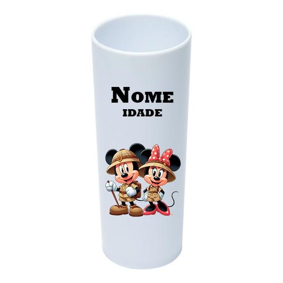 Copo Long Drink 350ml Personalizado Mickey Safari