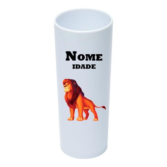 Copo Long Drink 350ml Personalizado Rei Leão