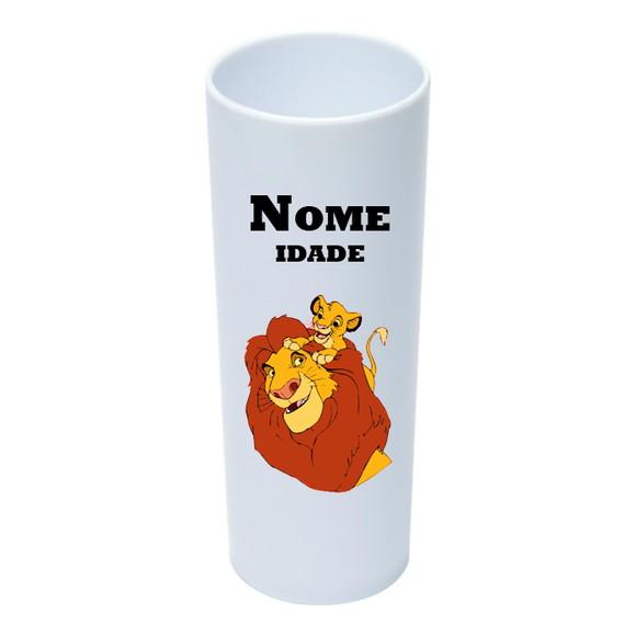 Copo Long Drink 350ml Personalizado Rei Leão