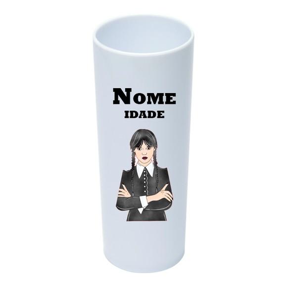 Copo Long Drink 350ml Personalizado Wandinha