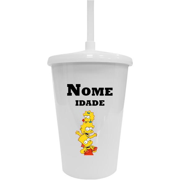 Copo Twister 400ml Personalizado os Simpsons